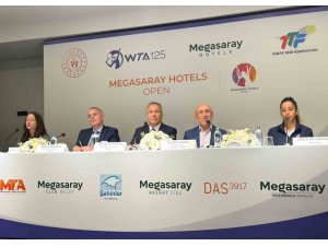 Megasaray Hotels Open Tenis Turnuvası’nın basın toplantısı gerçekleştirildi