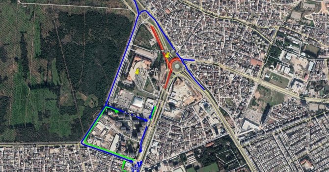 Otogar Kavşağı 7 ay trafiğe kapalı olacak
