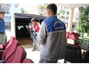 Kemer’de sinema ve tiyatro salonunda çalışmalar başladı