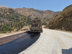 Kumluca Büyükalan-Dereköy grup yoluna asfalt