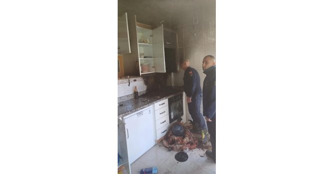 Hassa’da bir evde yangın çıktı