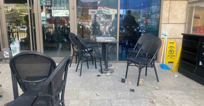 Kahramanmaraş’ta Starbucks’a taşlı silahlı saldırı: 1 yaralı