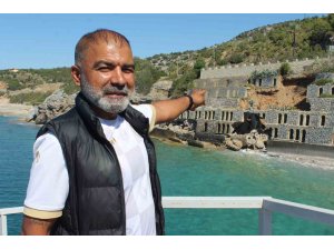 Alanya’da çöken duvarın görsel kirliliğine tepki