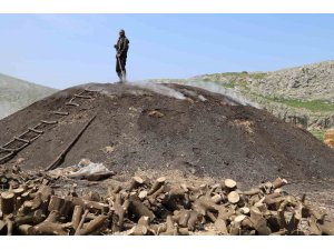 Çukurova sıcağında narenciye odunları mangal kömürüne dönüşüyor