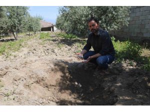 Bahçesini çapalayan çiftçinin pulluğuna takılan küpten Bizans dönemi sikkeleri çıktı