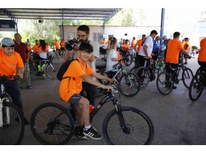Büyükşehirden kırsalda vatandaşlara bisiklet turu