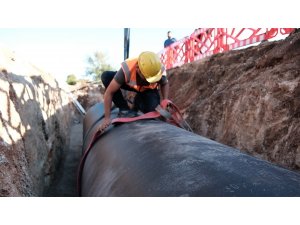 Yedigöze İçme Suyu Arıtma Tesisinin yapımı hızla devam ediyor