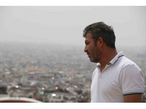 Antalya’nın deniz manzarasına çöl tozu perdesi