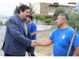 Başkan Yıldız, 1 Mayıs’ta sahada çalışan işçileri ziyaret etti