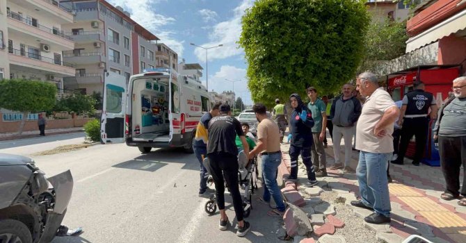 Hatay’da otomobille motosiklet çarpıştı: 1 yaralı