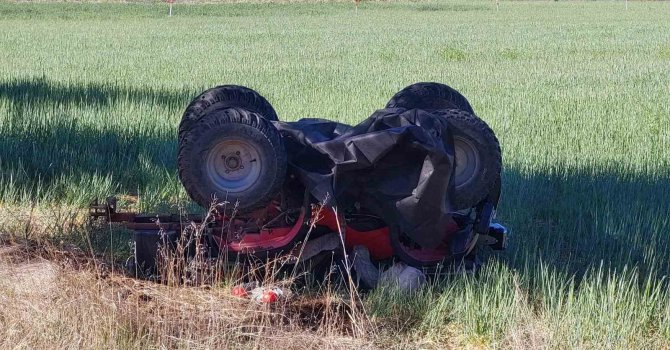 Burdur’da kullandığı ATV’nin altında kalan yaşlı adam hayatını kaybetti