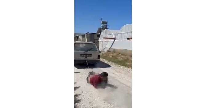 Köpeğine zarar veren adamı otomobile bağlayıp sürükleyen kişi serbest bırakıldı