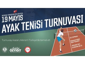 Yenişehir Belediyesi 19 Mayıs Ayak Tenisi Turnuvası düzenliyor