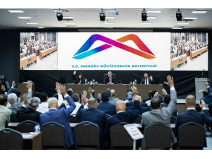 Mersin Büyükşehir Belediyesinin yeni logosu oy çokluğuyla kabul edildi