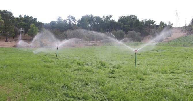 Belenobası sulama tesisi üreticinin yüzünü güldürdü