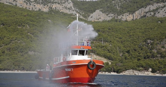 Büyükşehir Belediyesi’nden ‘Deniz Kirliliğine Acil Müdahale Tatbikatı’