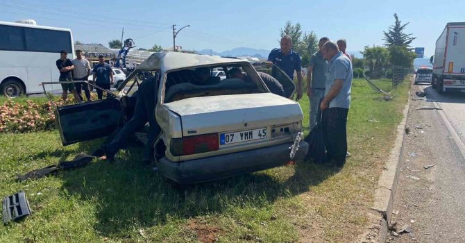 Işık ihlali kazaya sebep oldu: 2 yaralı