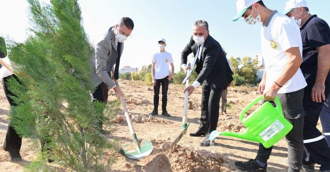Fidanlar toprakla buluştu