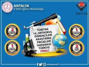 ANTALYA'LI ÖĞRENCİLER ÖDÜLLERİ KAPTI