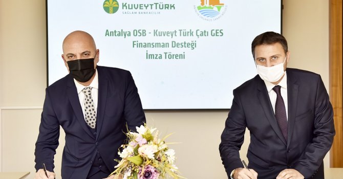 Antalya OSB’nin çatıları özgürleşti