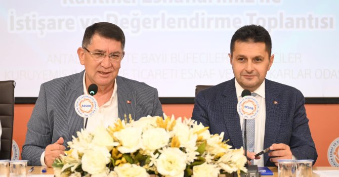 DERE'DEN KANTİN İŞLETMECİSİ ESNAFLARLA İSTİŞARE TOPLANTISI