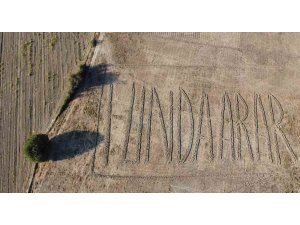 Traktörüyle tarlaya Funda Arar’ın ismini yazmıştı, ikili bir araya geldi