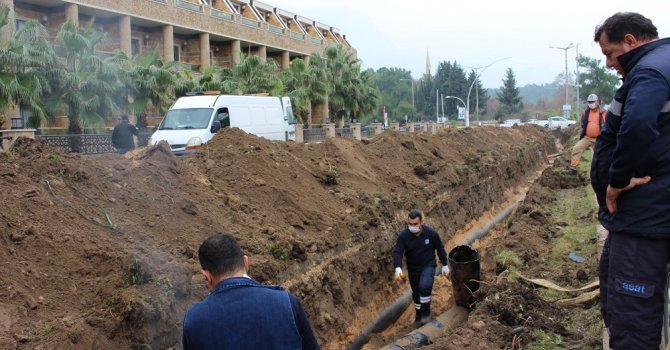 Büyükşehir Belediyesi’nden Kemer’de çalışma