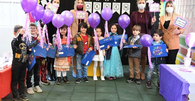 Konyaaltı Belediyesi kreşlerinde karne heyecanı