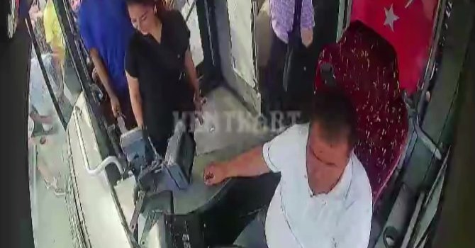 Yankesicilik anı saniye saniye görüntülendi