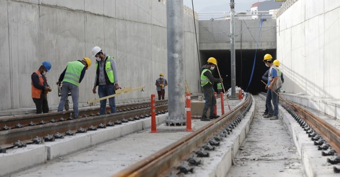 3. Etap Raylı Sistem Projesi tüm hızıyla devam ediyor