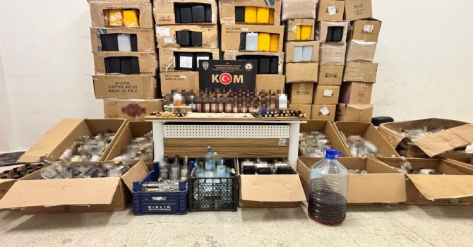 Kahramanmaraş’ta sahte alkol operasyonuna 2 tutuklama