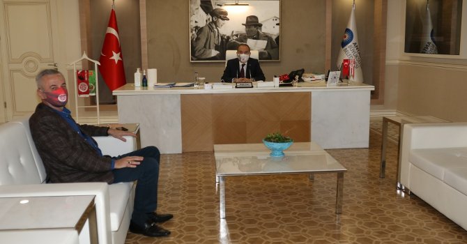 Yılmaz’dan Başkan Böcek’e ziyaret