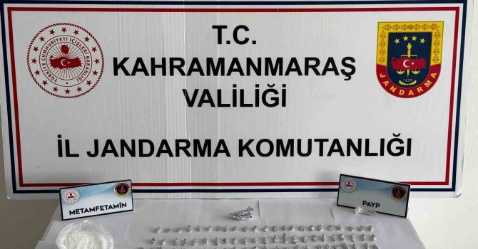 Kahramanmaraş’ta jandarmadan kaçan araçta uyuşturucu çıktı