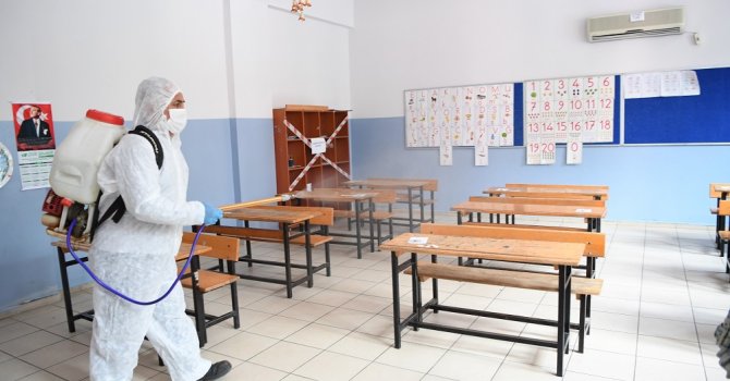 Konyaaltı’nda okullar eğitime hazır