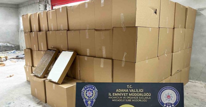 6 milyon 490 bin doldurulmuş tek dal sigara ele geçirildi