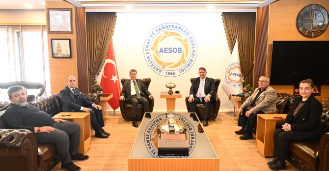 BAKAN YARDIMCISI CANTİMUR'DAN AESOB'A ZİYARET