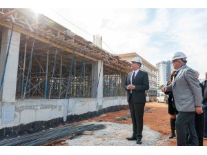 Başkan Özyiğit, inşaatı devam eden 3 projeyi yerinde inceledi