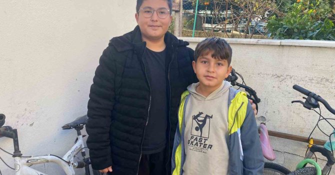 Kardeşinin çalınan bisikleti, 13 yaşındaki çocuğu dedektif yaptı