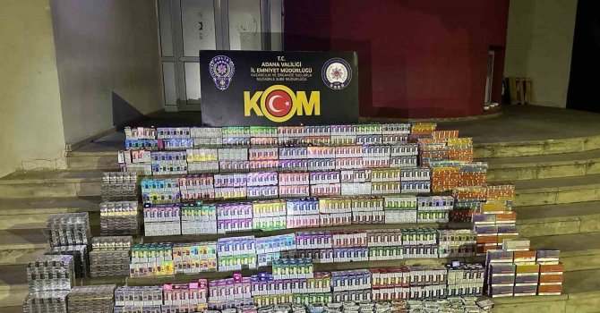 Adana’da bin 350 elektronik sigara ele geçirildi
