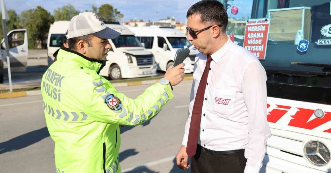 Adana’da yolcu otobüsleri denetlendi