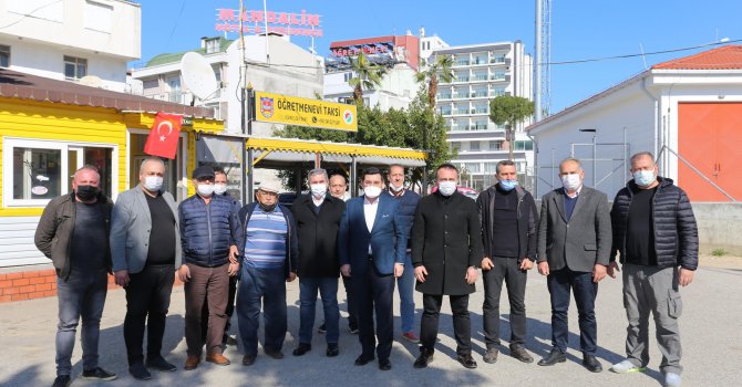 Esnaf dostu başkan, taksici esnafı ile buluştu