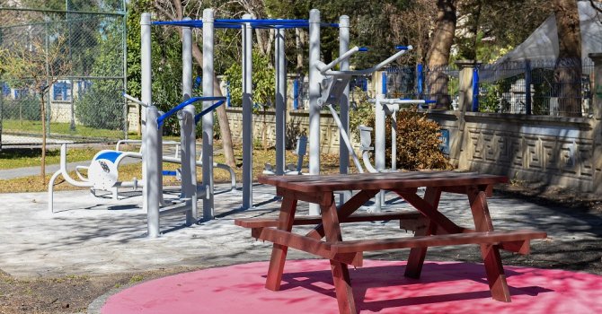 Yangın izleri silindi