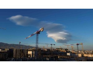 Hatay’da mercek bulutları görsel şölen sundu