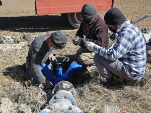 Büyükşehir’den üreticiye hidrant desteği
