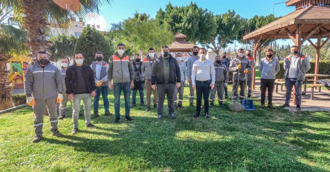 Belediye çalışanları güne güvenle başlıyor