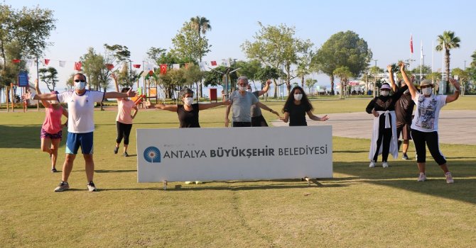 Sosyal mesafeli sabah sporu başlıyor