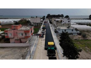 Kazanlı’da yol çalışmaları başladı