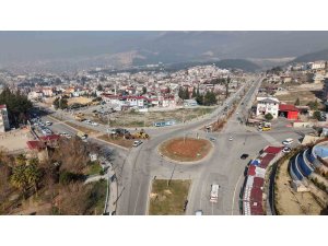 Kahramanmaraş’ta yol ve kavşak çalışmaları