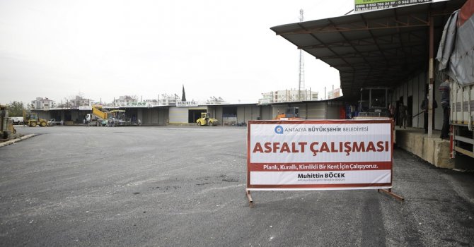 Toptancı Hal’de asfalt sevinci