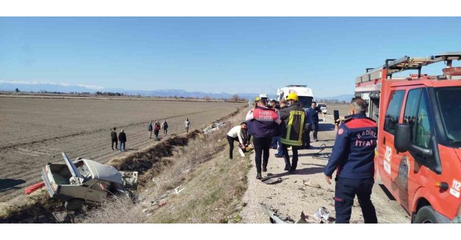 Osmaniye’de otomobiller çarpıştı: 1 ölü, 5 yaralı